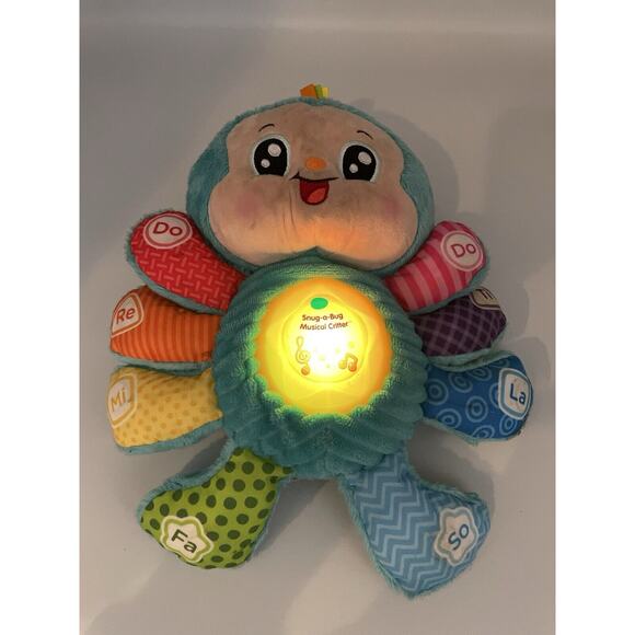 VTech Musical Critter Snug a Bug Purple Playtime Soothing Sounds Toy. Works - Picture 13 of 13